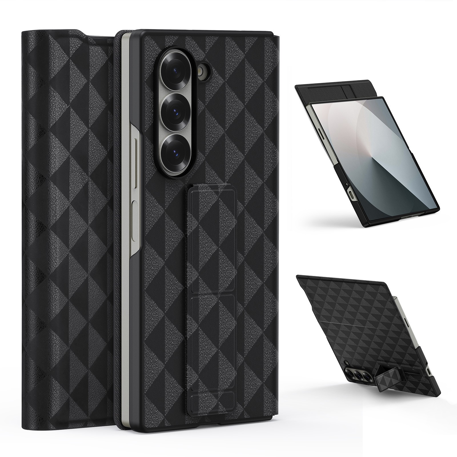 Korpuss Dux Ducis Fitt Samsung F956 Z Fold6 melns