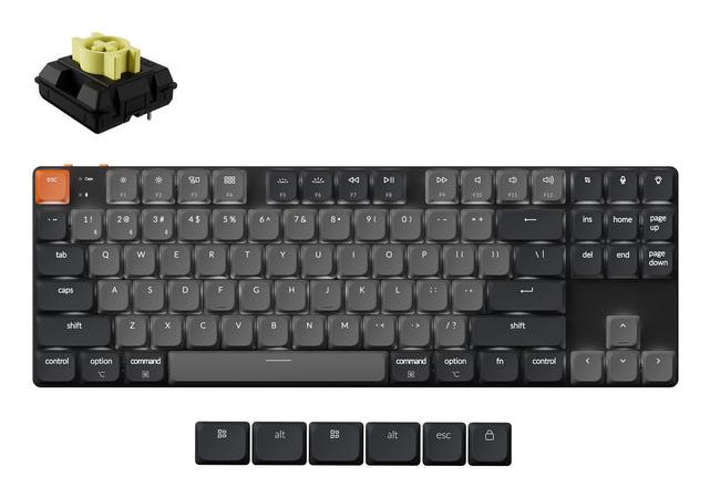 Bezvadu tastatūra KEYCHRON K1 melns K1X-A4