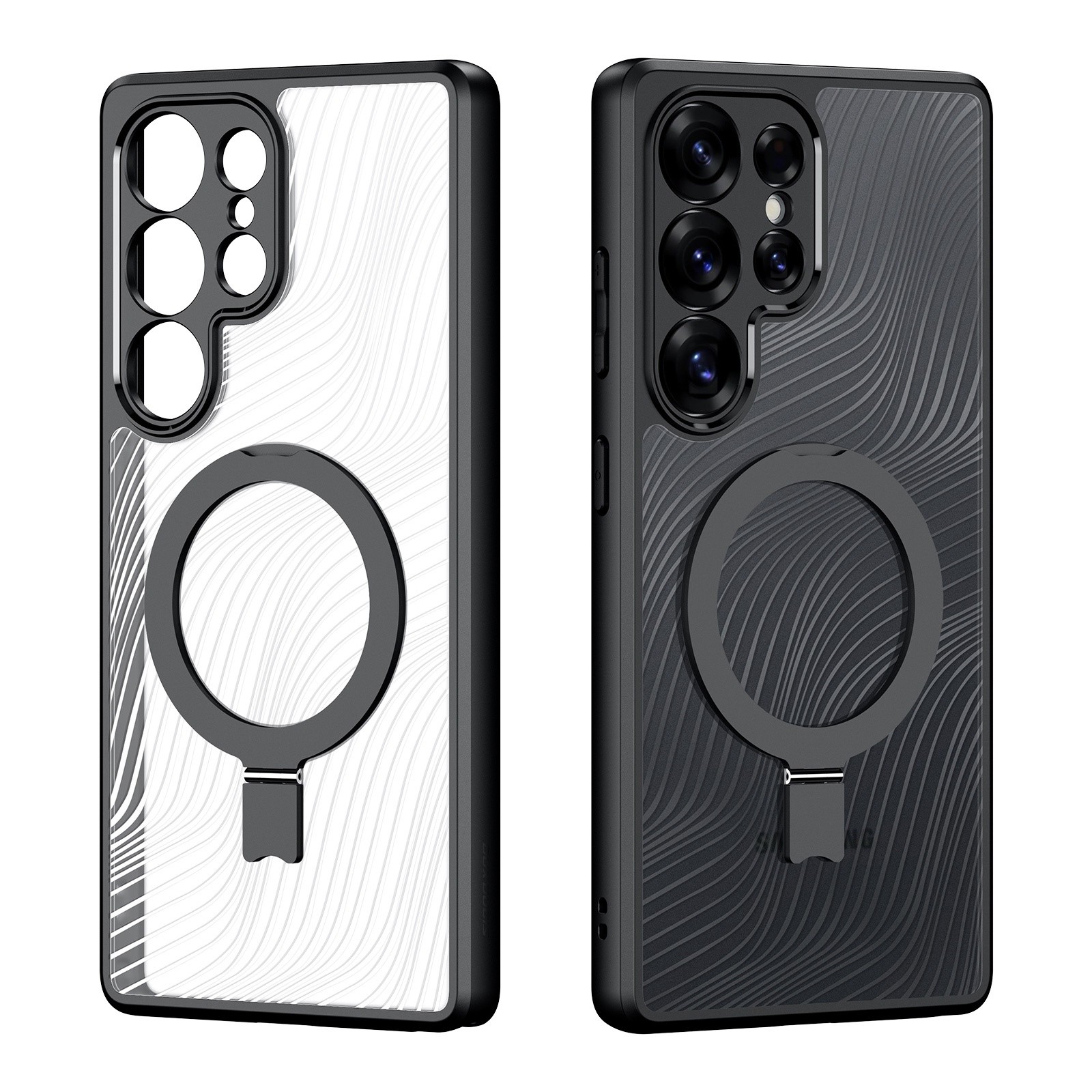 DUX DUCIS AIMO MAG viedtālruņa apvalks saderīgs ar MagSafe SAMSUNG S25 Ultra melns