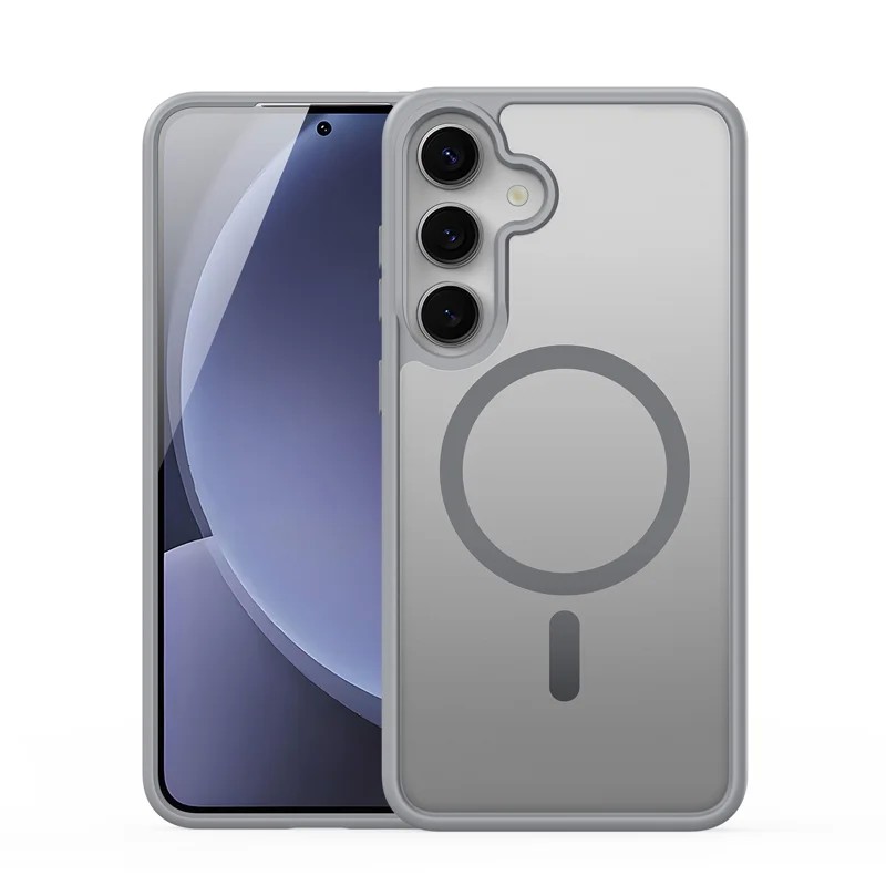 DUX DUCIS viedtālruņa apvalks YIND saderīgs ar MagSafe SAMSUNG S25 pelēks