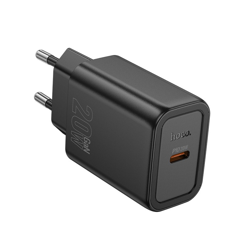 Charger Hoco N60 20W GaN USB-C black