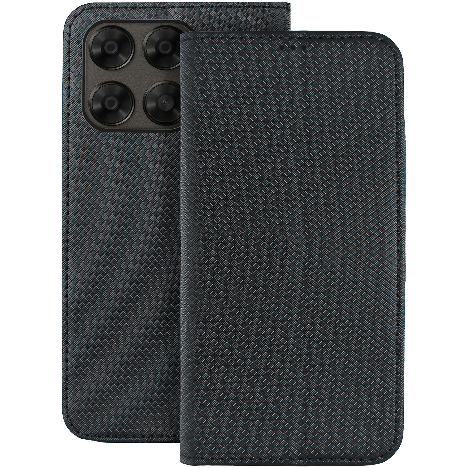 Smart Magnet case for Motorola Moto G67 5G / G77 5G black