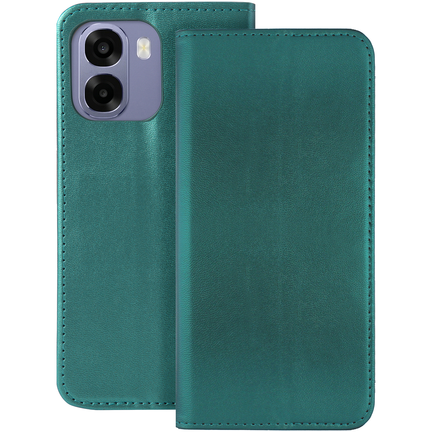 Smart Magnetic case for Oppo A6 4G / A6 5G / A6X 4G / A6X 5G / A6S 4G / A6S 5G Global dark green