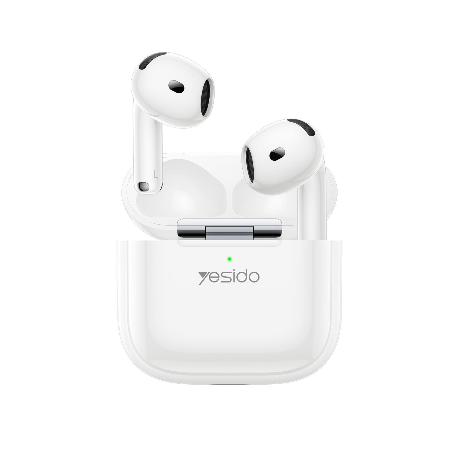 YESIDO HEADPHONES TWS31 BT 5.4 300mAh balts