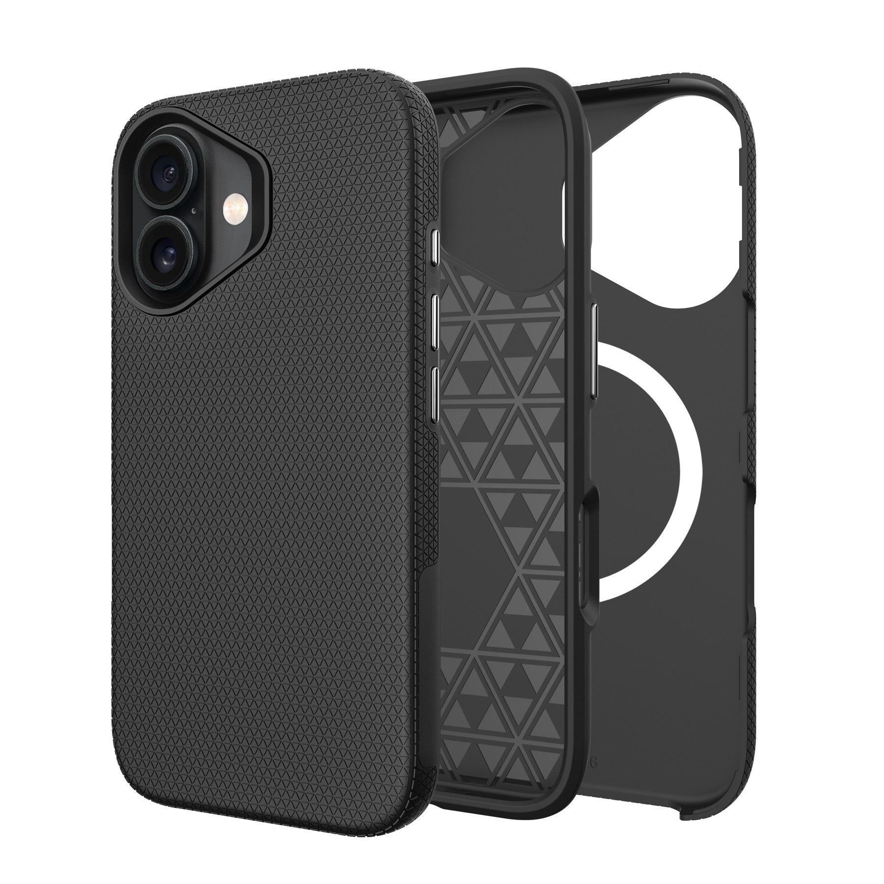 Perfectionists Trīsstūra Mag futrālis iPhone 11 melns