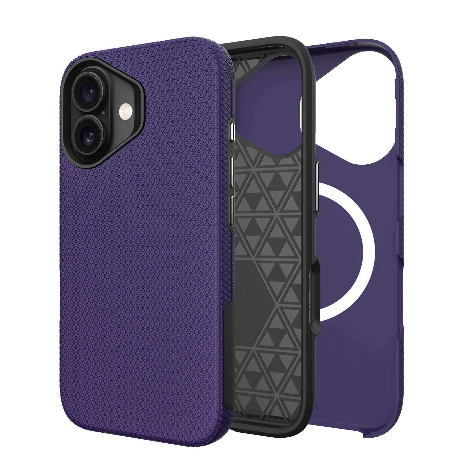 Perfectionists Trīsstūra Mag futrālis iPhone 11 violets
