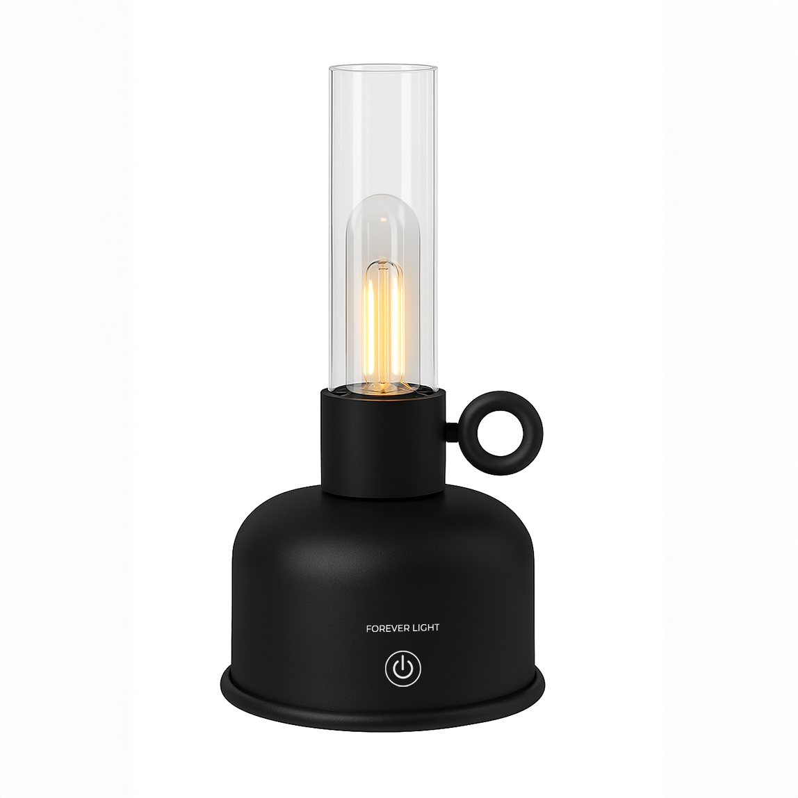 Forever Light Vintage Petroleum LED lampa FLR-02 melna