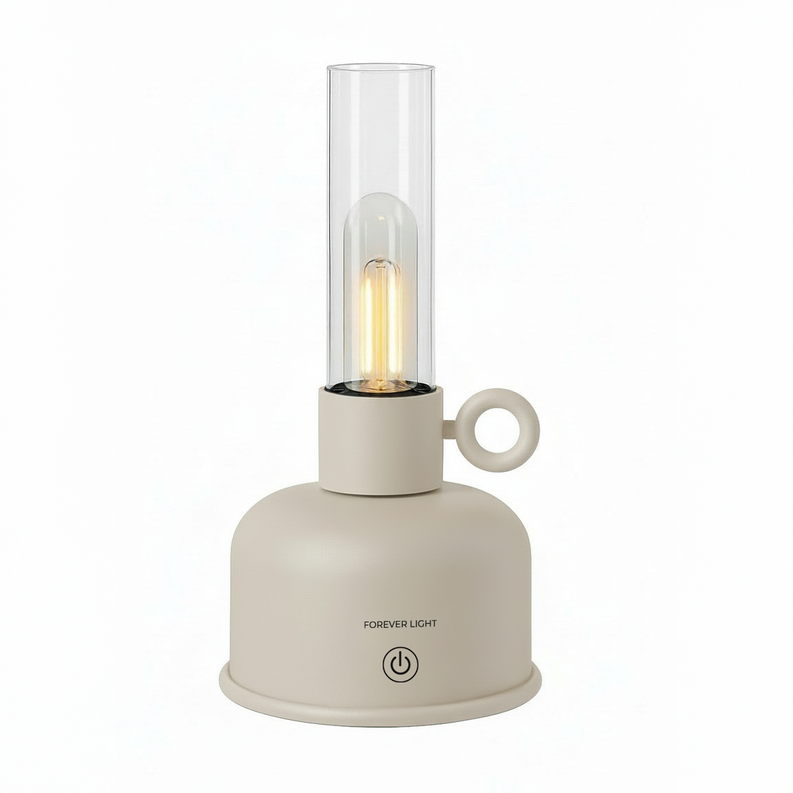 Forever Light Vintage Petroleum LED lampa FLR-05 gaiši bēša