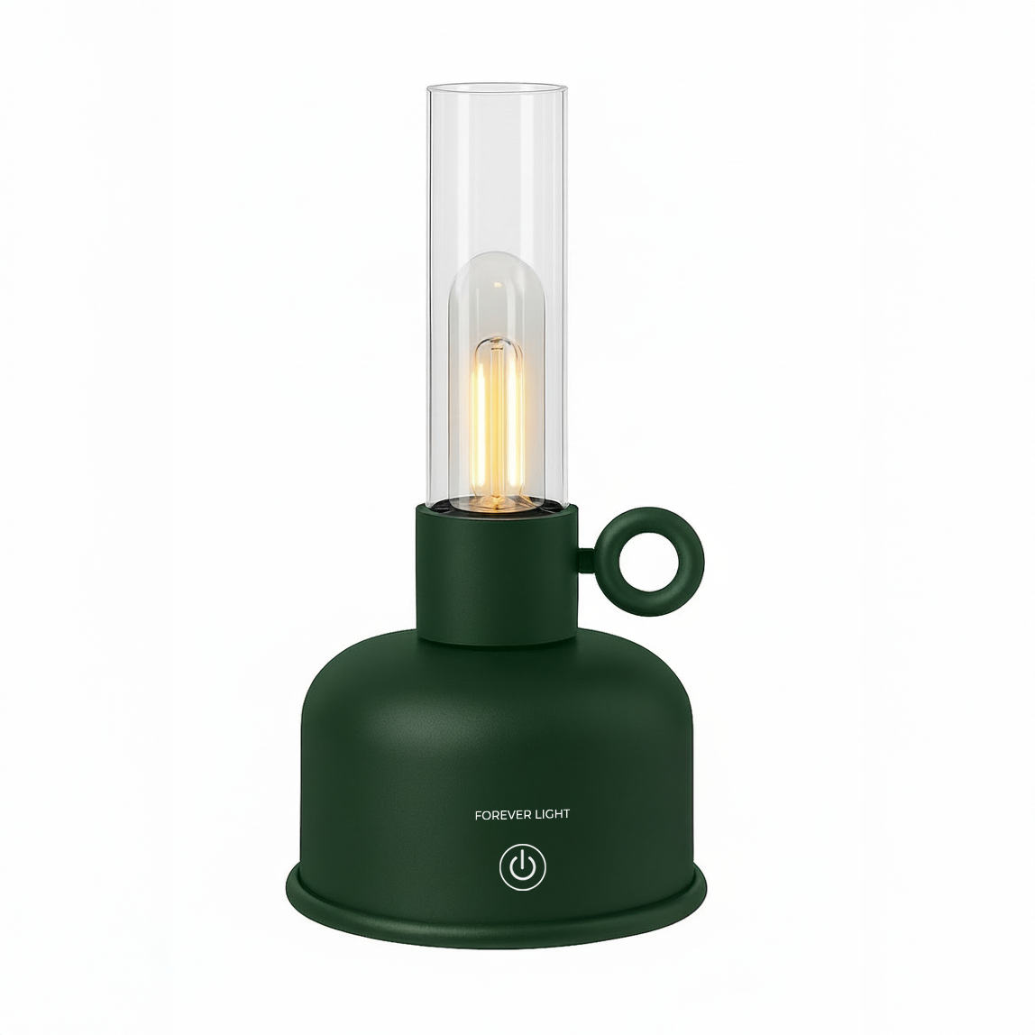 Forever Light Vintage Petroleum LED lampa FLR-04 pudeles zaļa