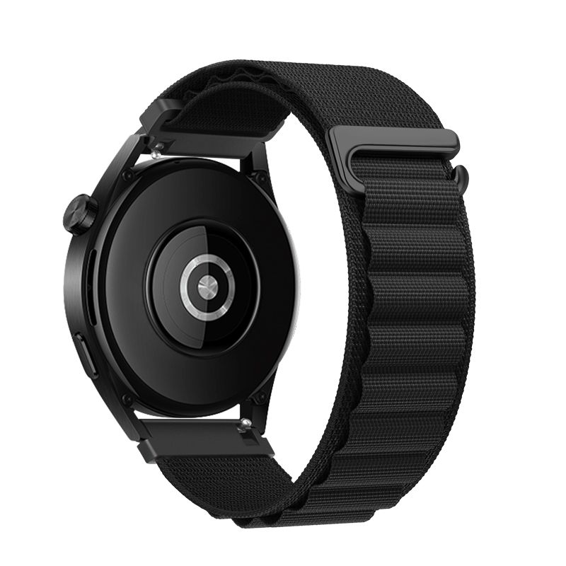 FORCELL F-DESIGN FS05 pulksteņa siksna SAMSUNG viedpulkstenim 20 mm melna krāsā