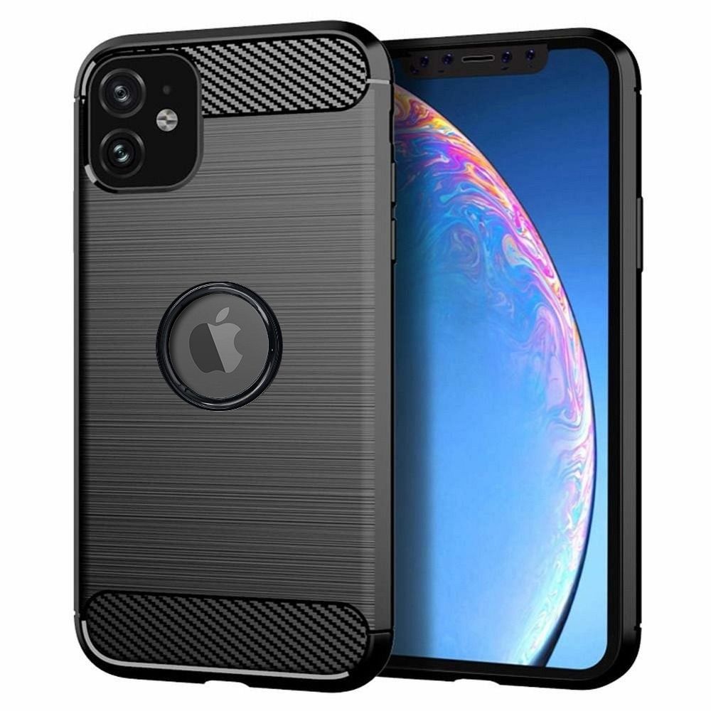 CARBON viedtālruņa apvalks IPHONE 11 melns