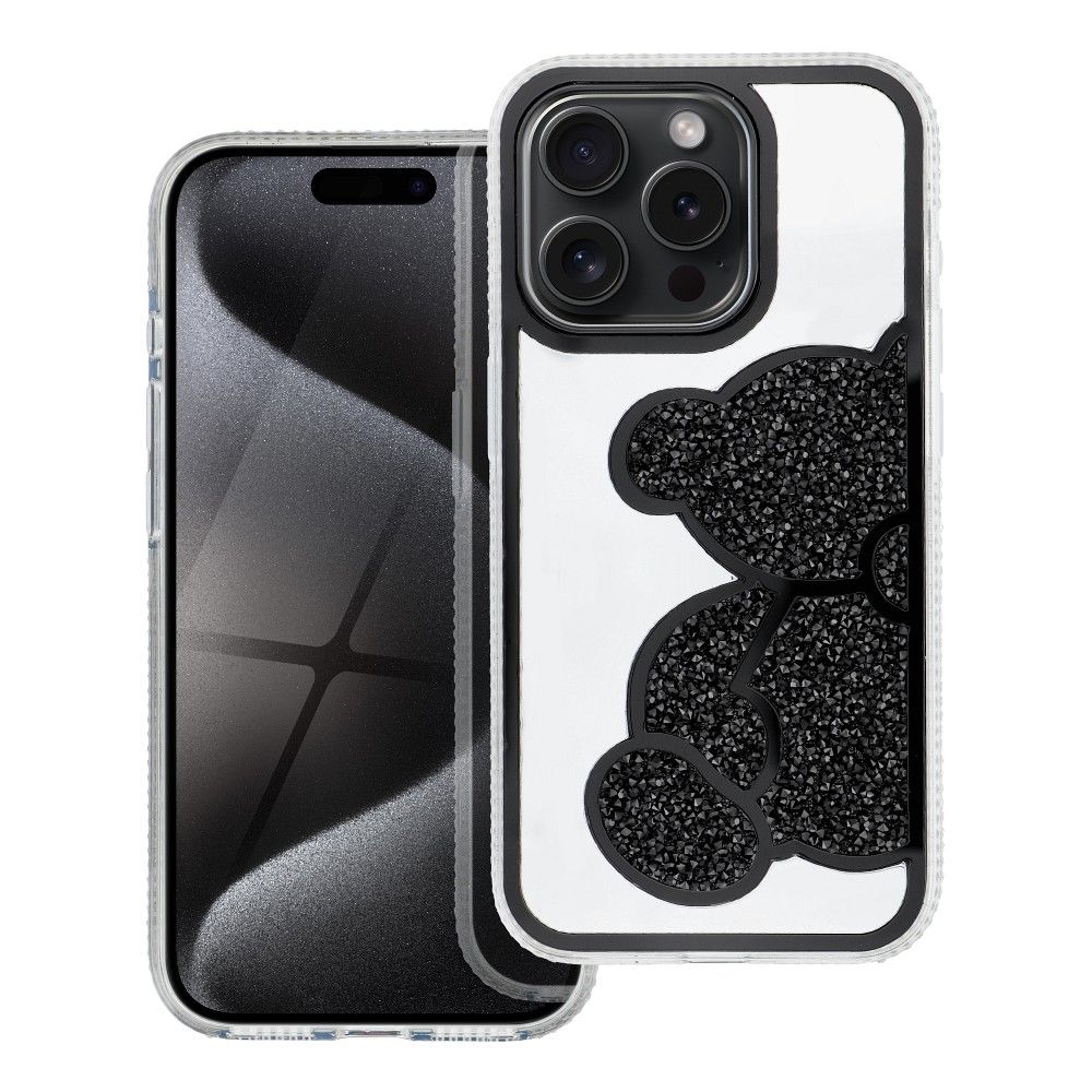 TEDDY BEAR viedtālruņa apvalks IPHONE 14 melns
