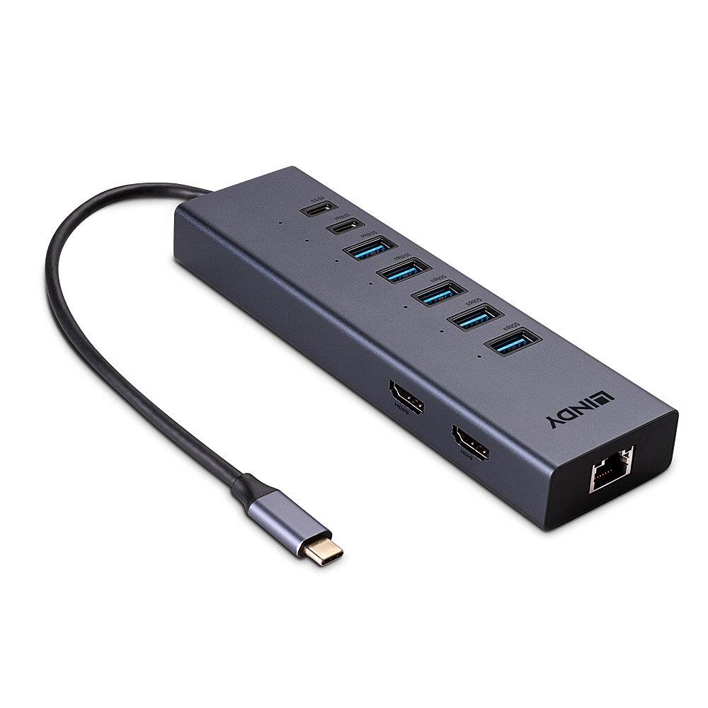 USB-C dokstacija DST-Mini Duo 43373 Lindy
