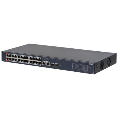 Komutators DAHUA DH-SG4028LP 26xGbE 2xSFP PoE 240W