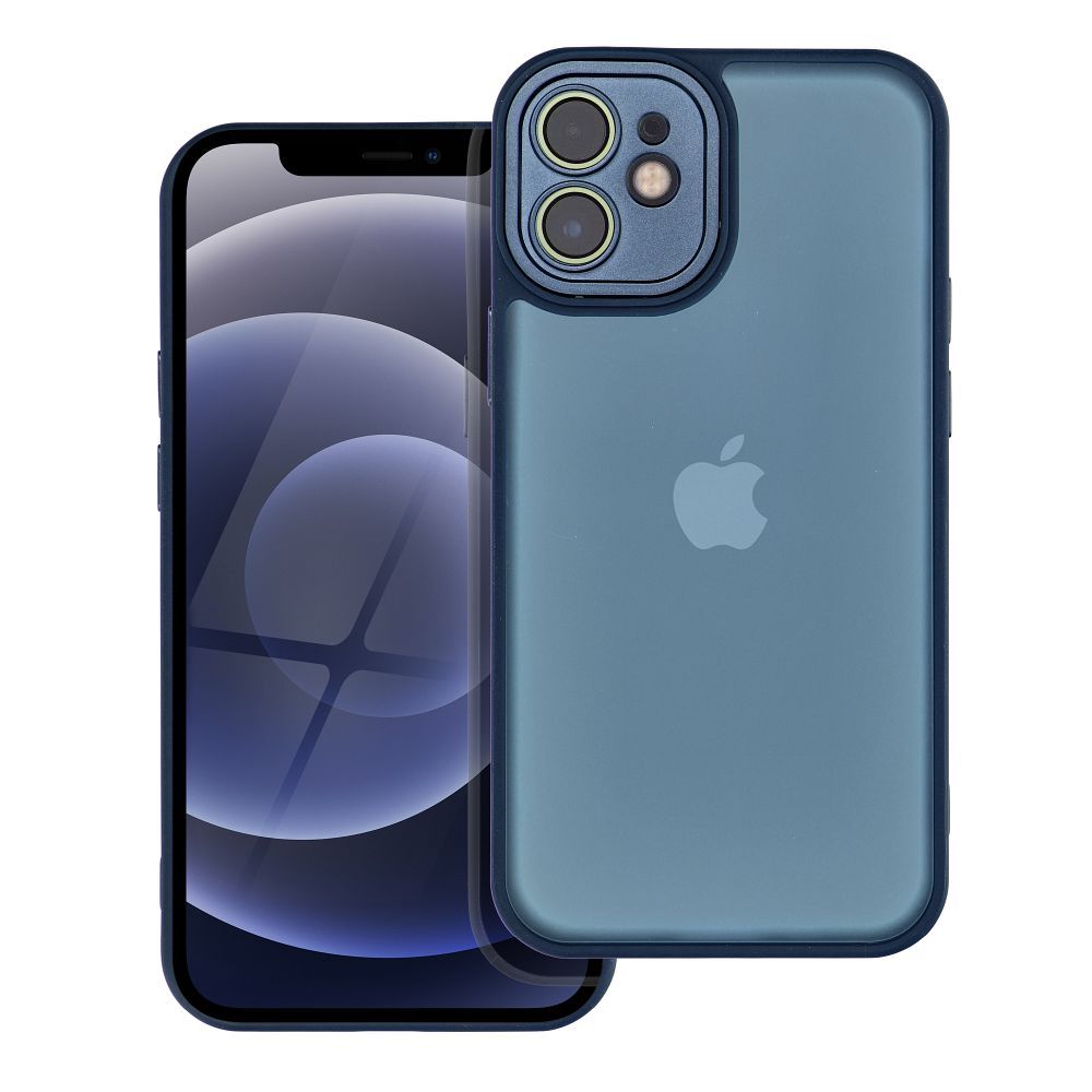VARIETE viedtālruņa apvalks IPHONE 12 Mini tumši zils