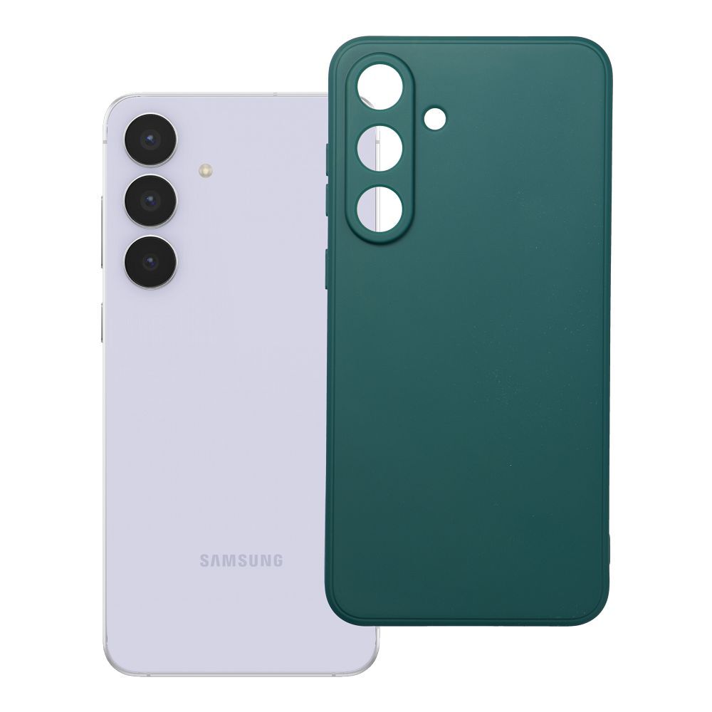 MATT viedtālruņa apvalks SAMSUNG S25 FE tumši zaļš