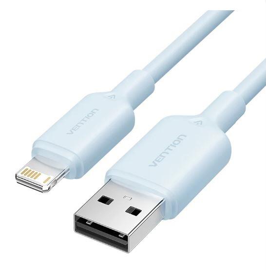 Kabelis USB2.0 uz Lightning 1m zils Vention