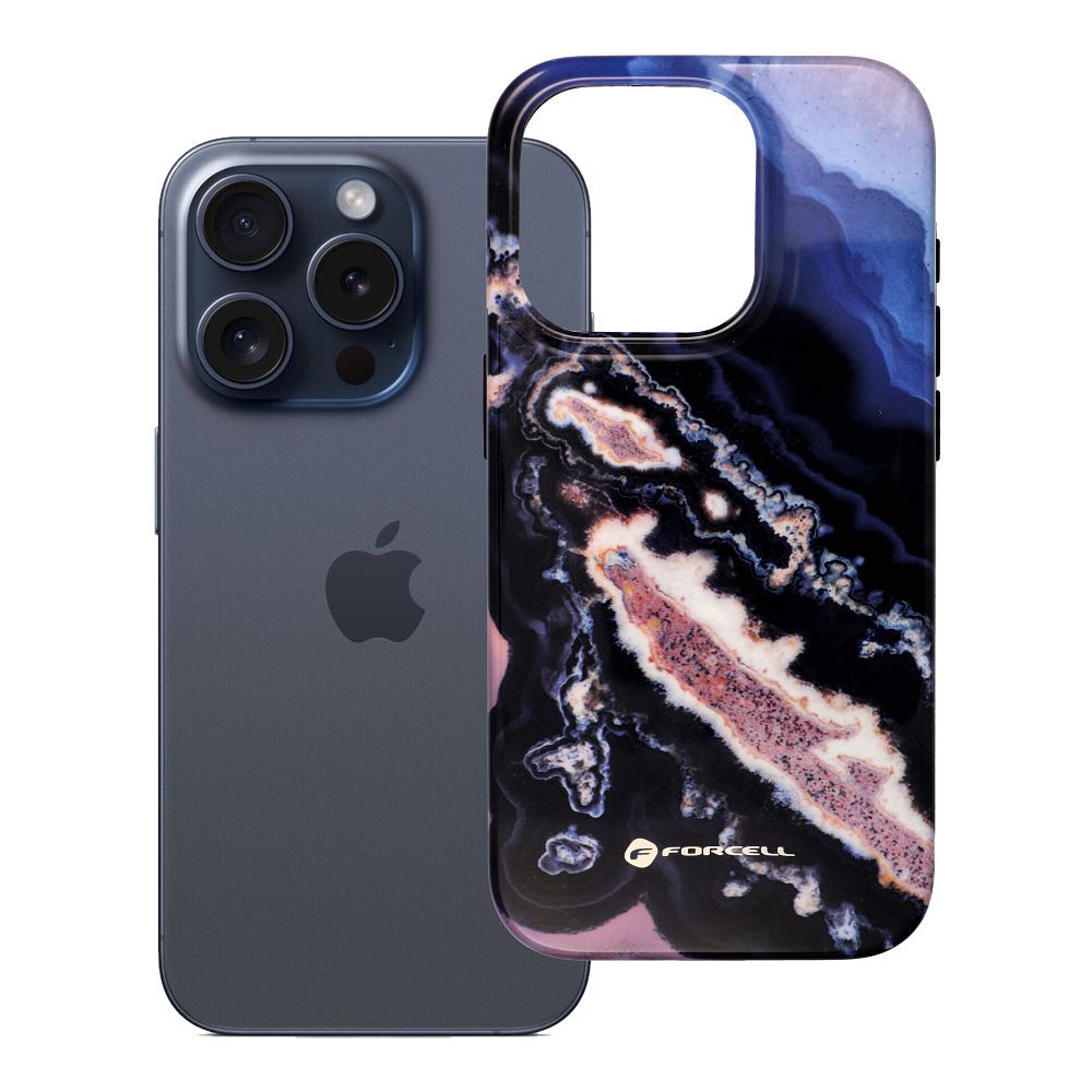 FORCELL F-PROTECT Mirage, militārā kritiena pārbaudītais viedtālruņa apvalks, MagSafe saderīgs IPHONE 15 PRO zeltains