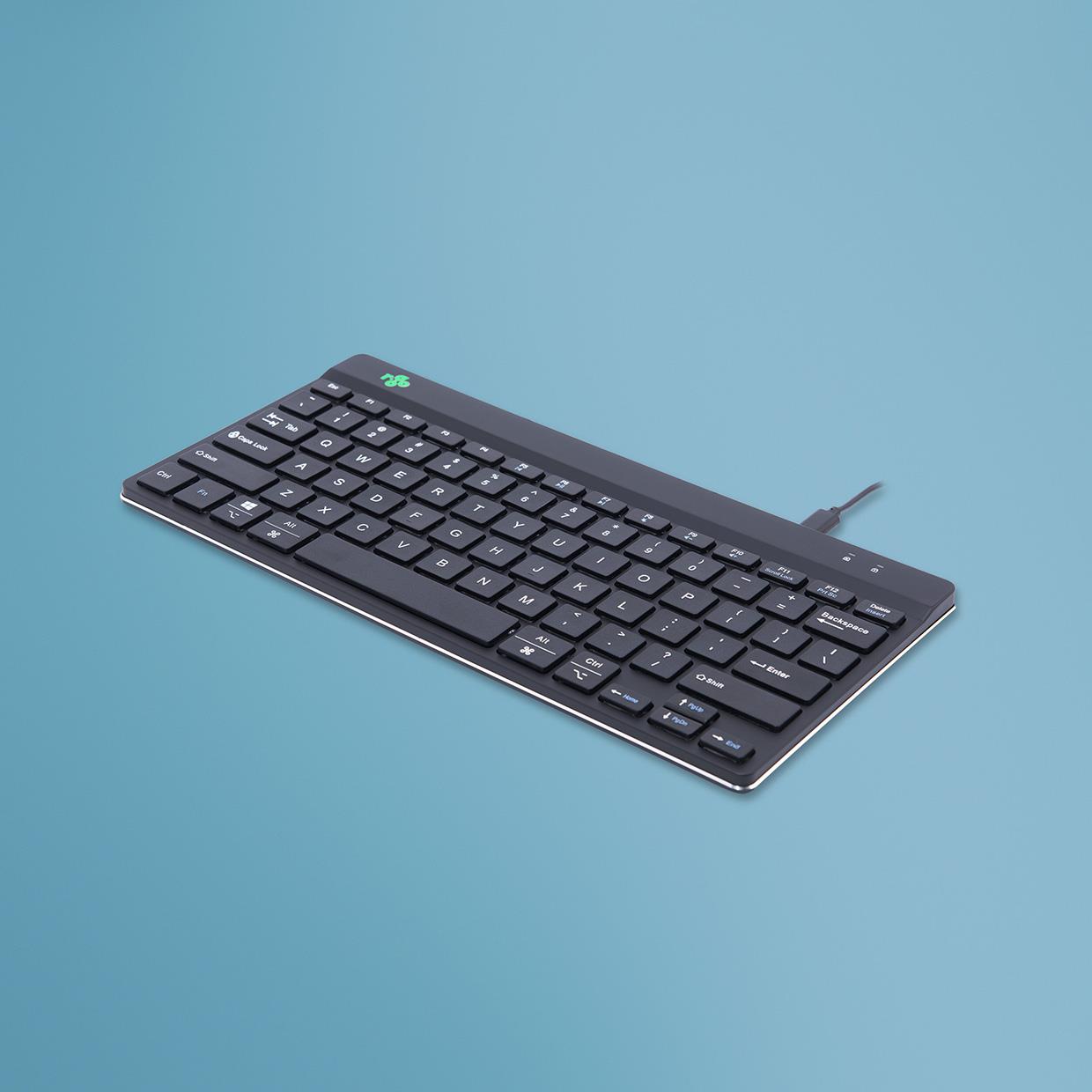 Tastatūra Compact Break Eng/melns Rgocouswdbl R-GO Tools