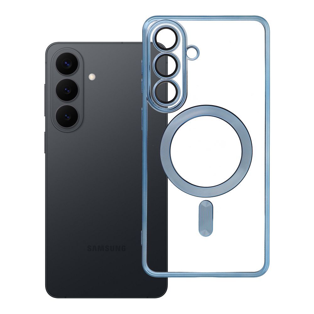 ELECTRO MAG COVER viedtālruņa apvalks saderīgs ar MagSafe SAMSUNG S26 Edge zils