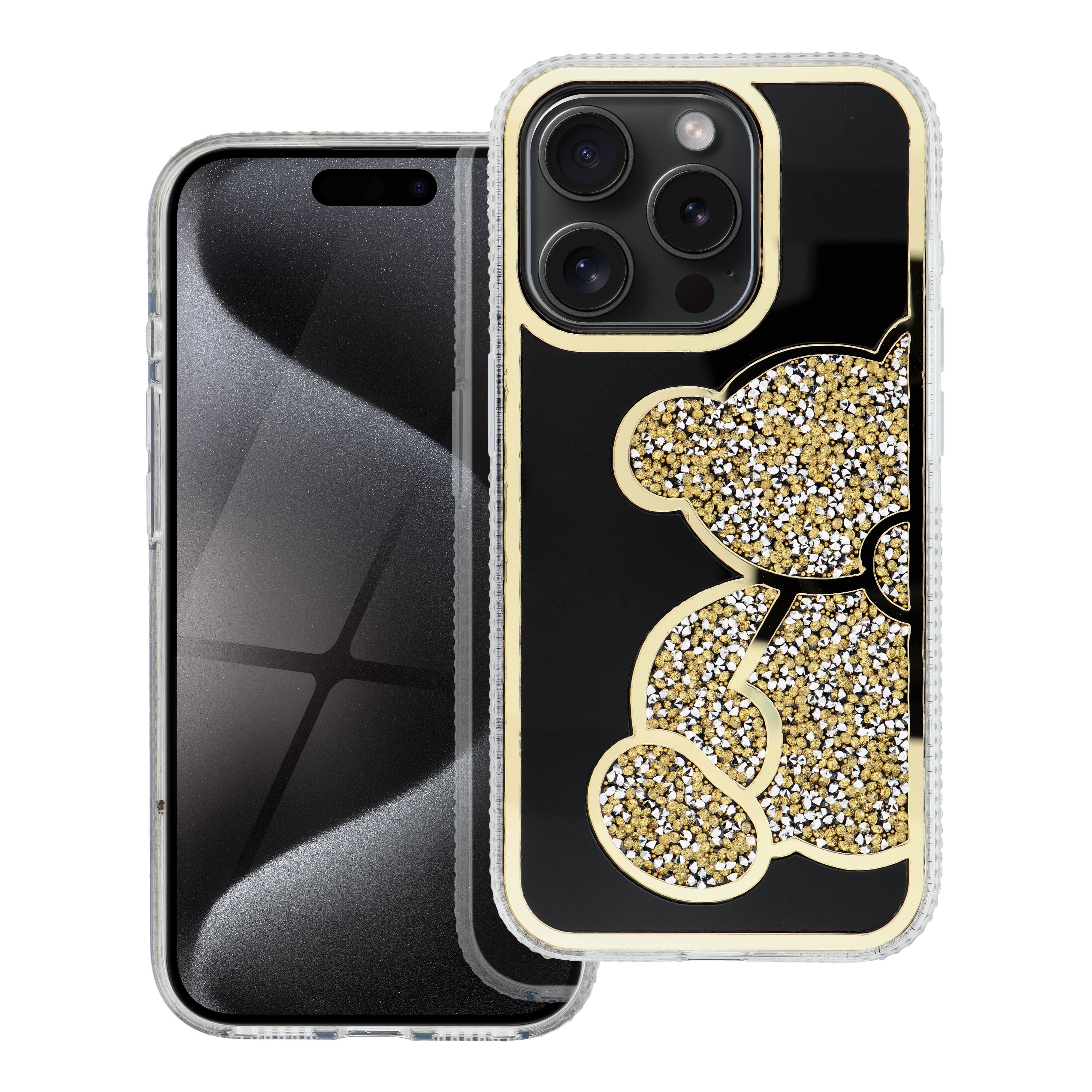 TEDDY BEAR viedtālruņa apvalks IPHONE 11 zelta