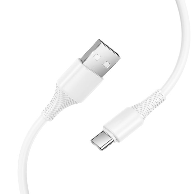 Кабель USB A to USB C Hoco 3A 1 m X120 белый