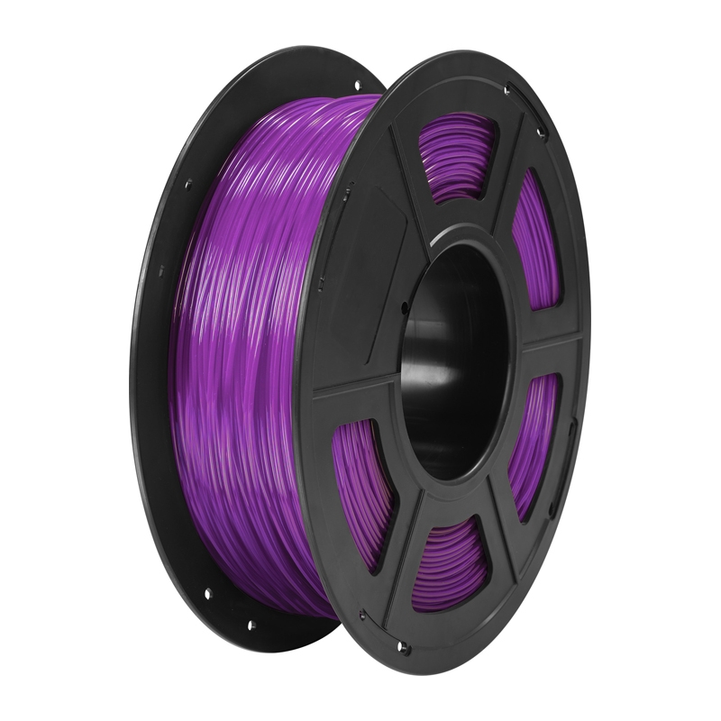 Anycubic TPU pavediens (caurspīdīgs violets) 1 kg