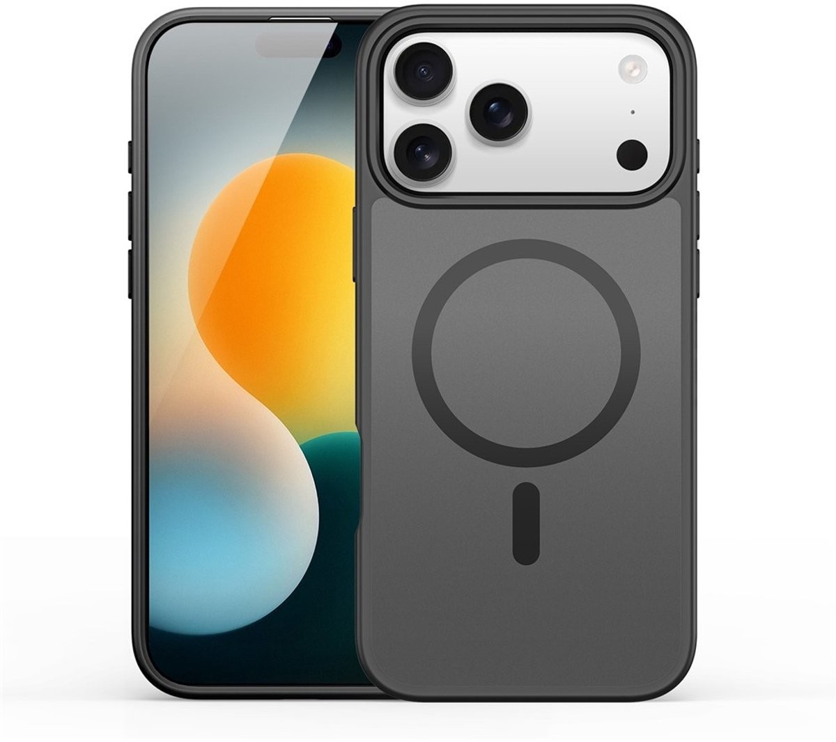 DUX DUCIS apvalks YIND saderīgs ar MagSafe, paredzēts IPHONE 17 PRO, melns