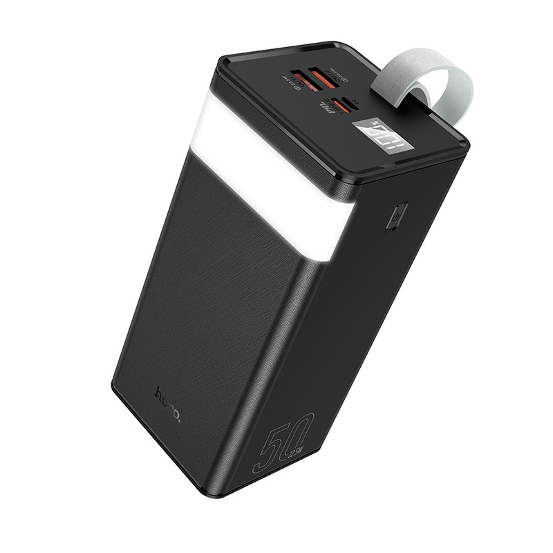 Portatīvais lādētājs Hoco J86A 22.5W Quick Charge 3.0 50000mAh melns