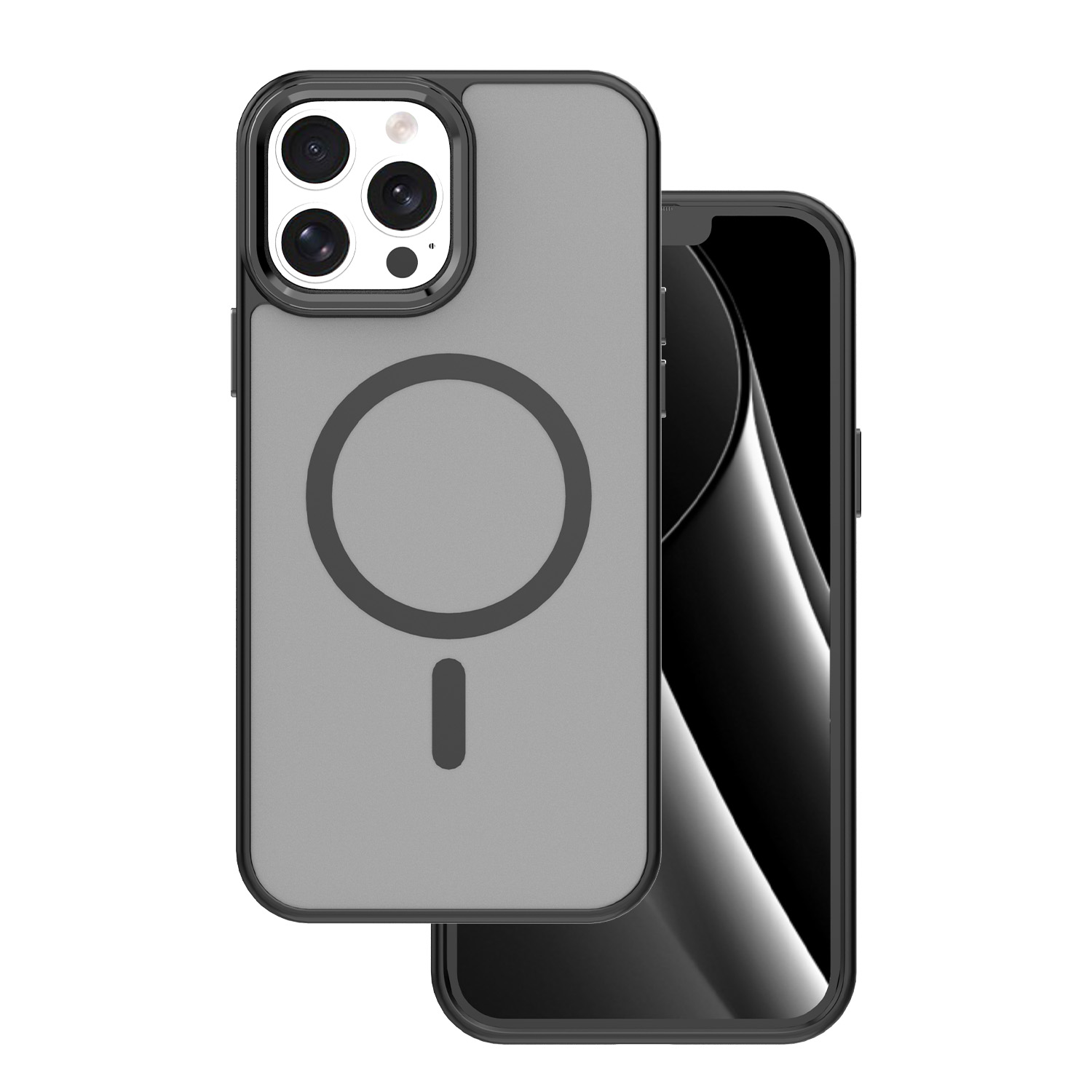 Frozen Magnētiskais viedtālruņa apvalks iPhone 13 Pro Max 6,7" melns