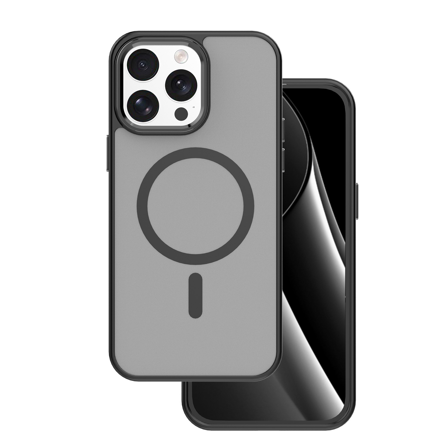 Frozen Magnētiskais viedtālruņa apvalks iPhone 14 Pro 6,1" melns