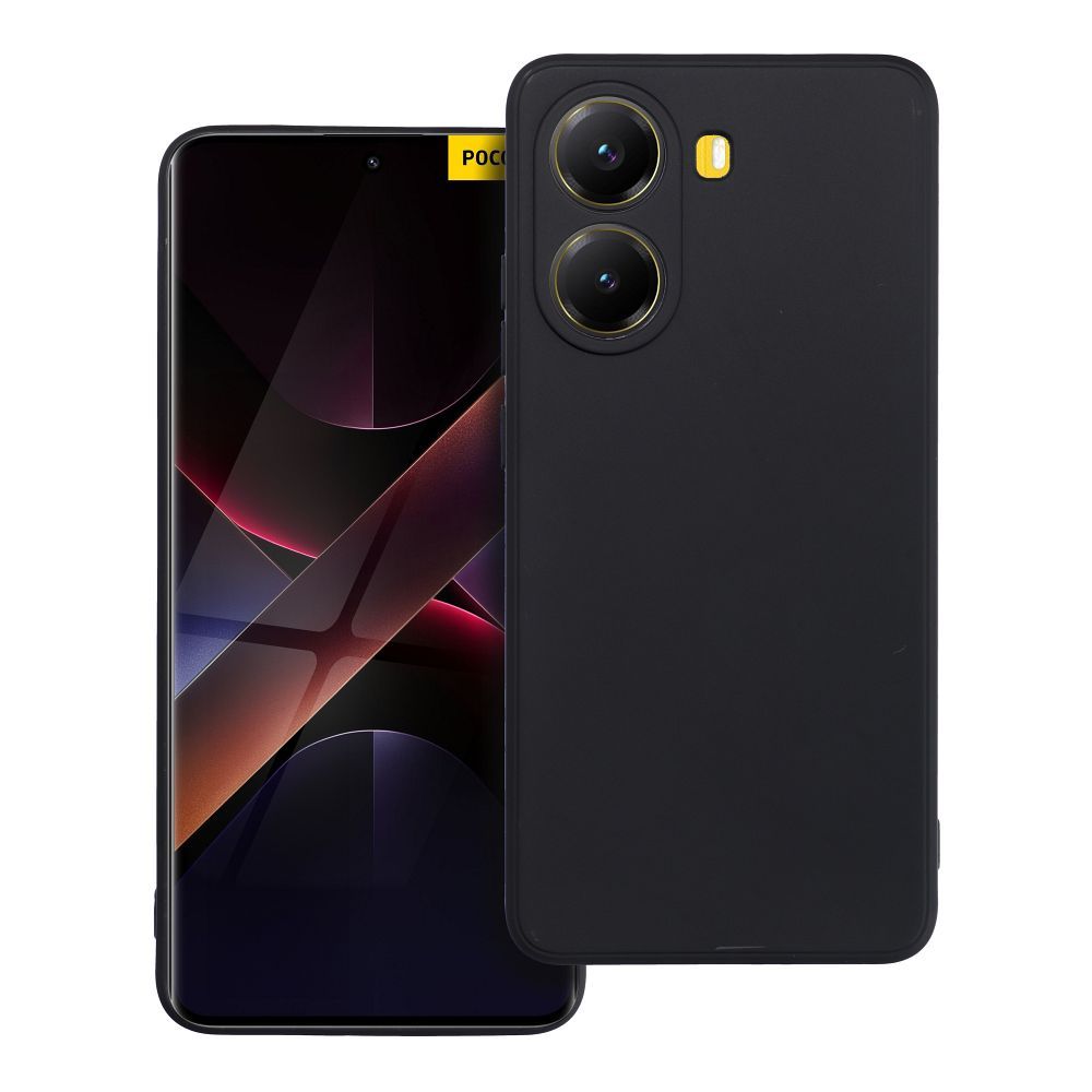 MATT viedtālruņa apvalks XIAOMI POCO X7 Pro melns