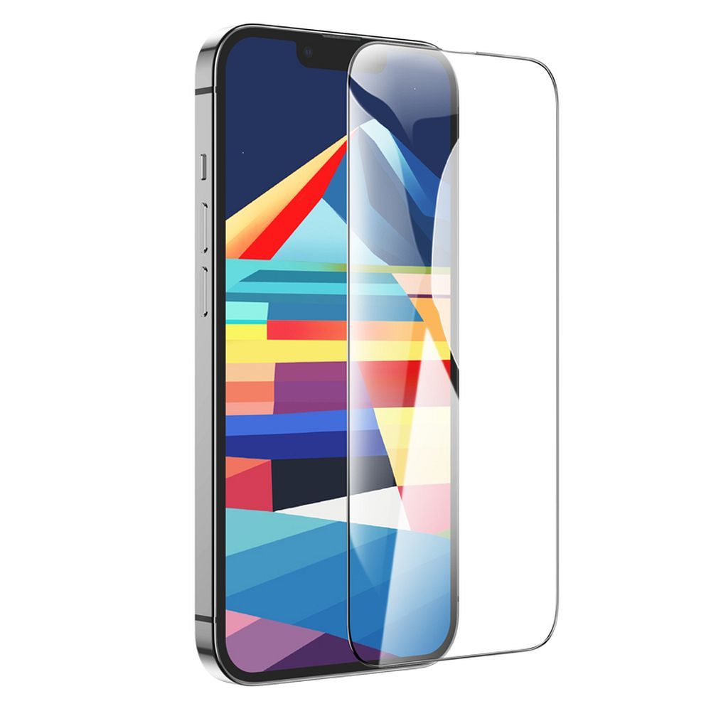HOCO rūdītais HD 5D aizsargstikls Guardian shield (komplekts 10in1) – paredzēts iPhone 15 / 16, melns (G14)