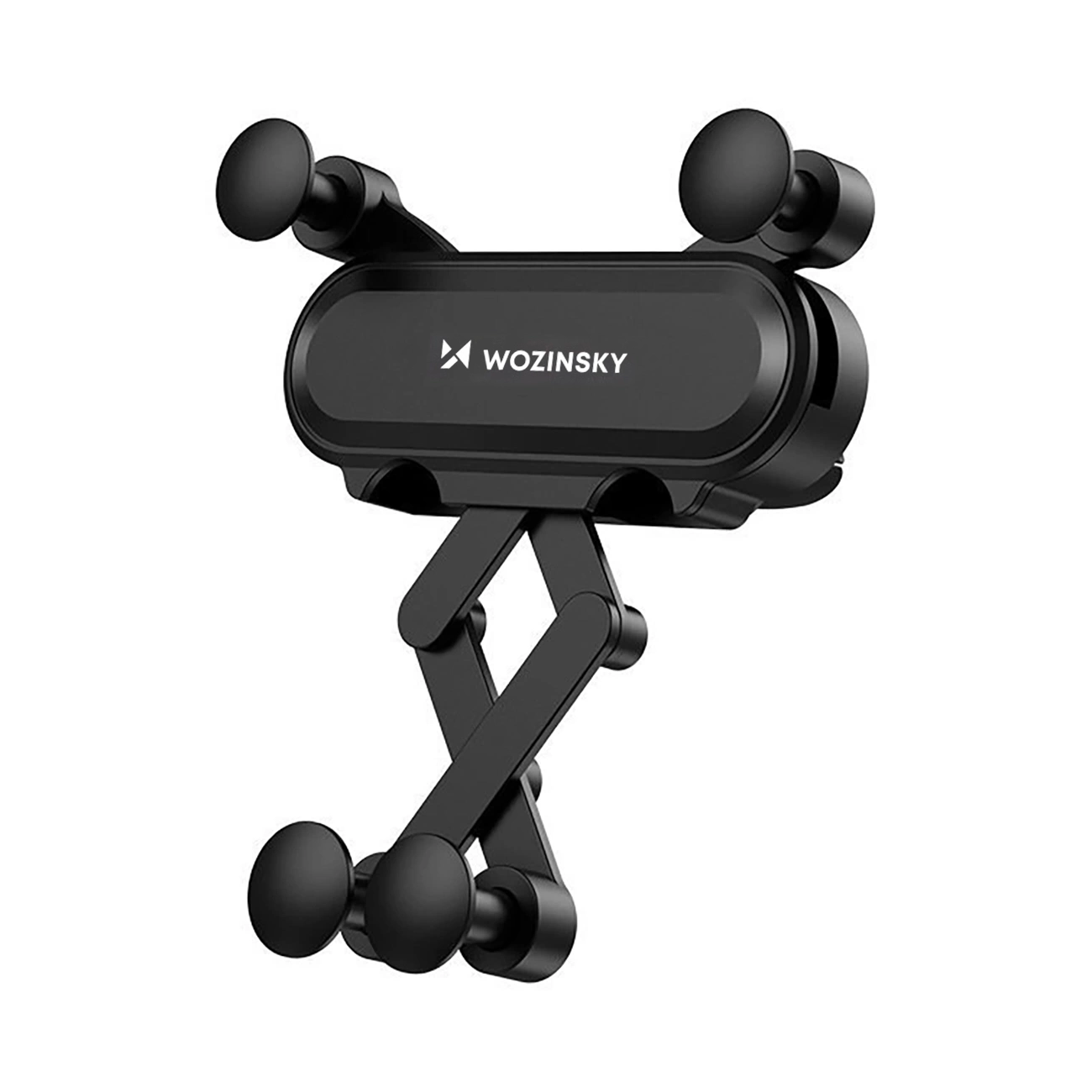 Wozinsky gravitācijas automašīnas telefona turētājs gaisa ventilācijai melns (WCH-05)