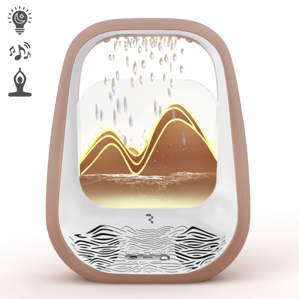 Bezvadu miega un relaksācijas skaļrunis Reach Relaxing Rain zelta