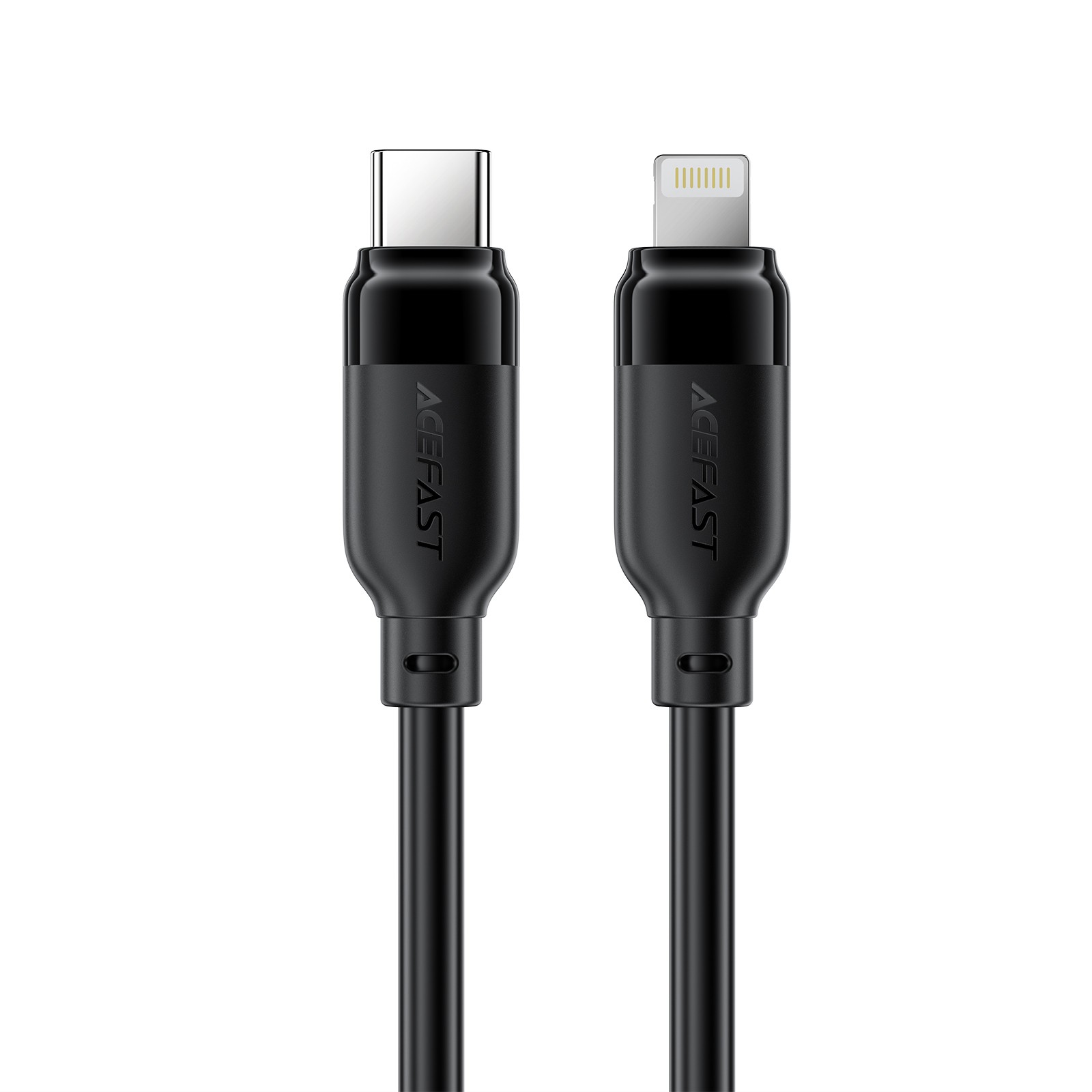 USB kabelis Acefast C16-01 USB-C uz Lightning 1.2m melns