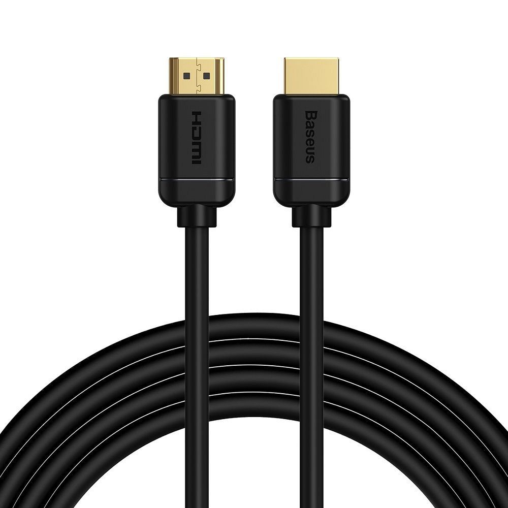 Baseus CAKGQ-C01 HDMI 2.0 4K 60Hz kabelis, 3 m, melns
