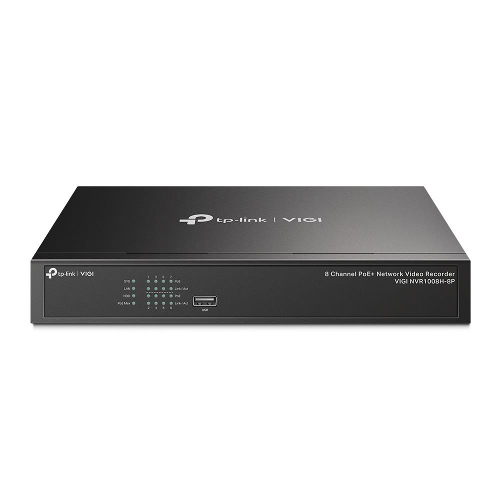 TP-Link Vigi 8 kanālu PoE+ tīkla video ierakstītājs NVR1008H-8P