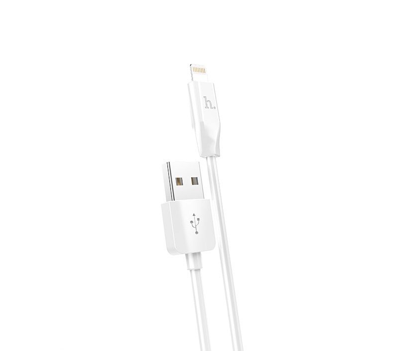 Kabelis (m) - USB A uz Lightning Hoco 2,1A 2 m X1 balts (m)
