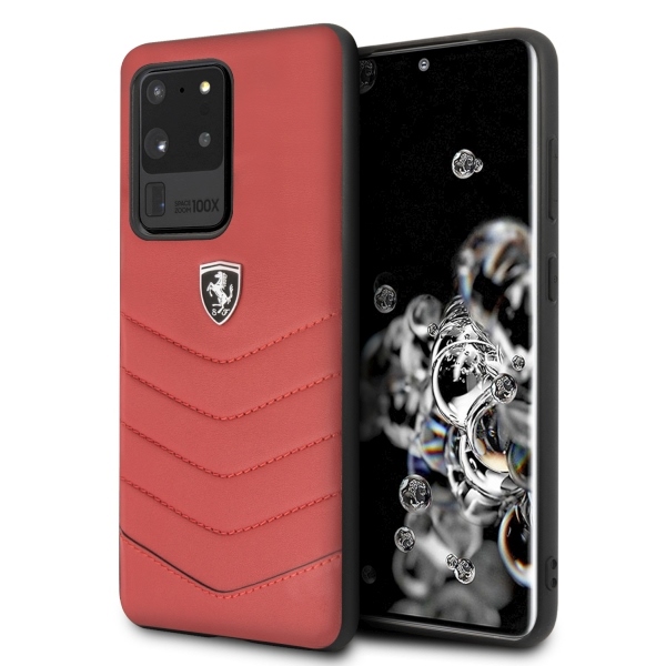 Ferrari cietais apvalks FEHQUHCS69RE S20 Ultra G988 sarkans Heritage