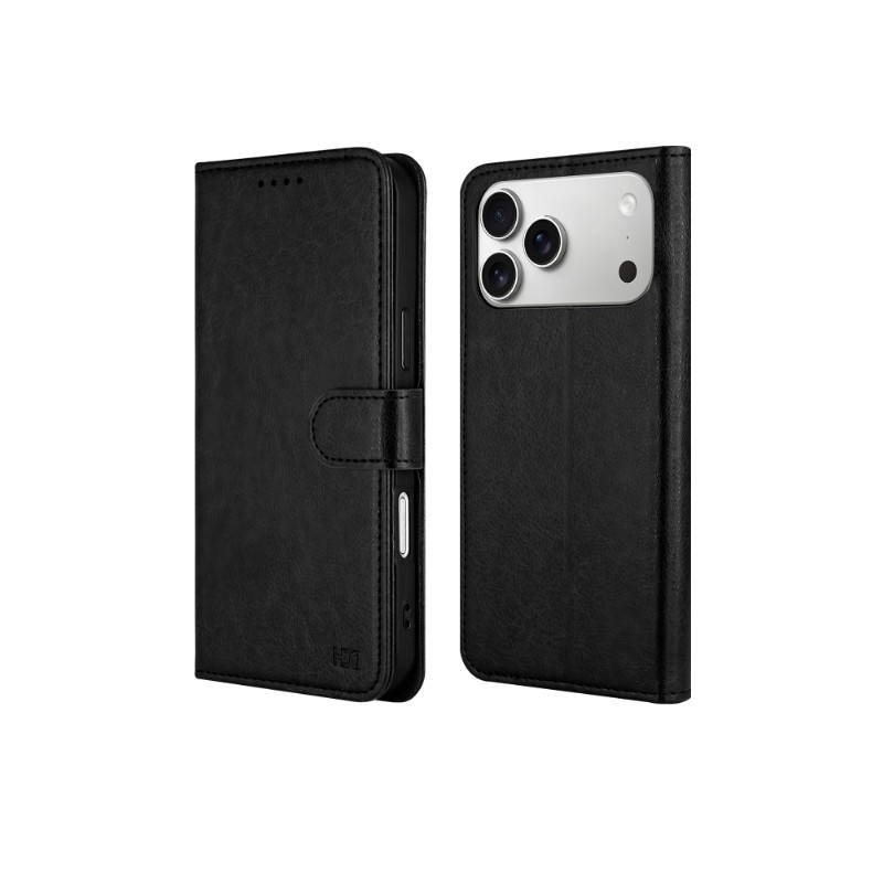 HDD Clasp Wallet maciņš priekš Samsung A576 A57 5G, melns