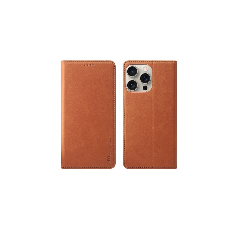 HDD Magnetic Wallet maciņš priekš Samsung A376 A37 5G, brūns