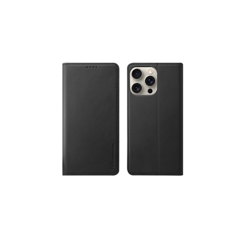 HDD Magnetic Wallet maciņš priekš Samsung A576 A57 5G, melns