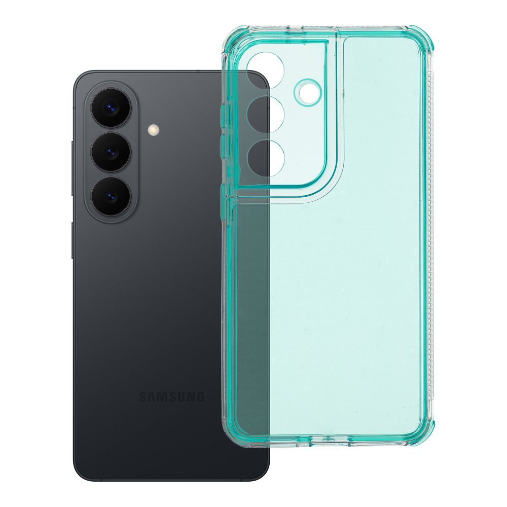 MATRIX CLEAR viedtālruņa apvalks SAMSUNG S26 Pro piparmētru krāsas