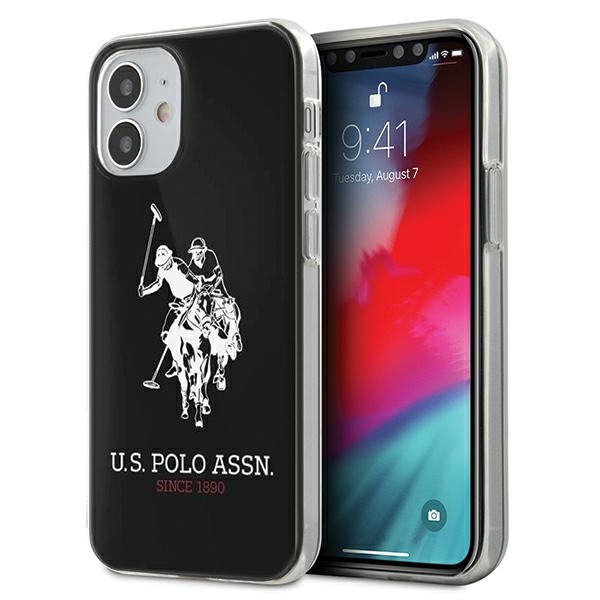 US Polo USHCP12STPUHRBK iPhone 12 mini 5,4" melna Shiny Big Logo