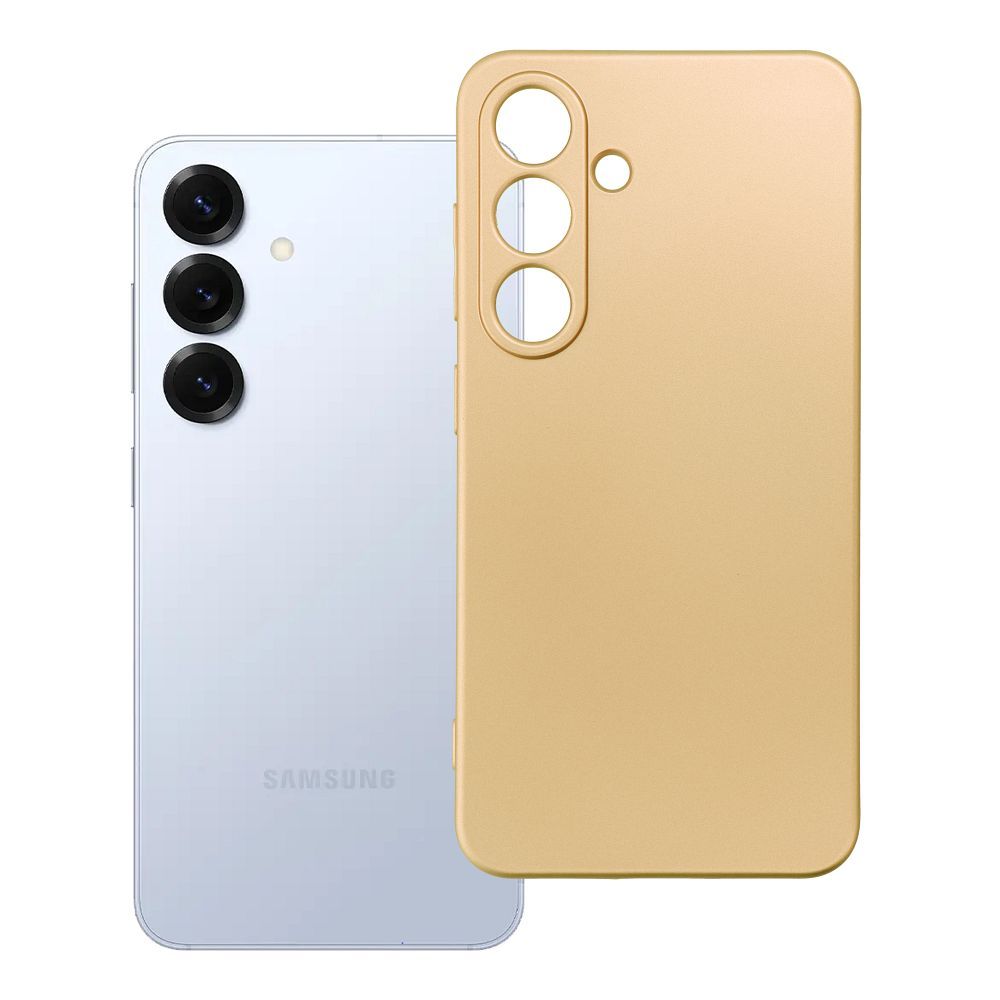 Metālisks viedtālruņa apvalks SAMSUNG S25 - zelts