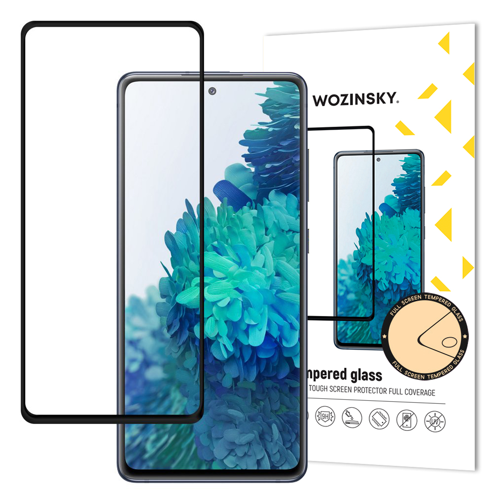 Wozinsky Tempered Glass Full Glue Super Tough защитная плёнка Full Coverage с рамкой Case Friendly для Samsung Galaxy S20 FE чёрный