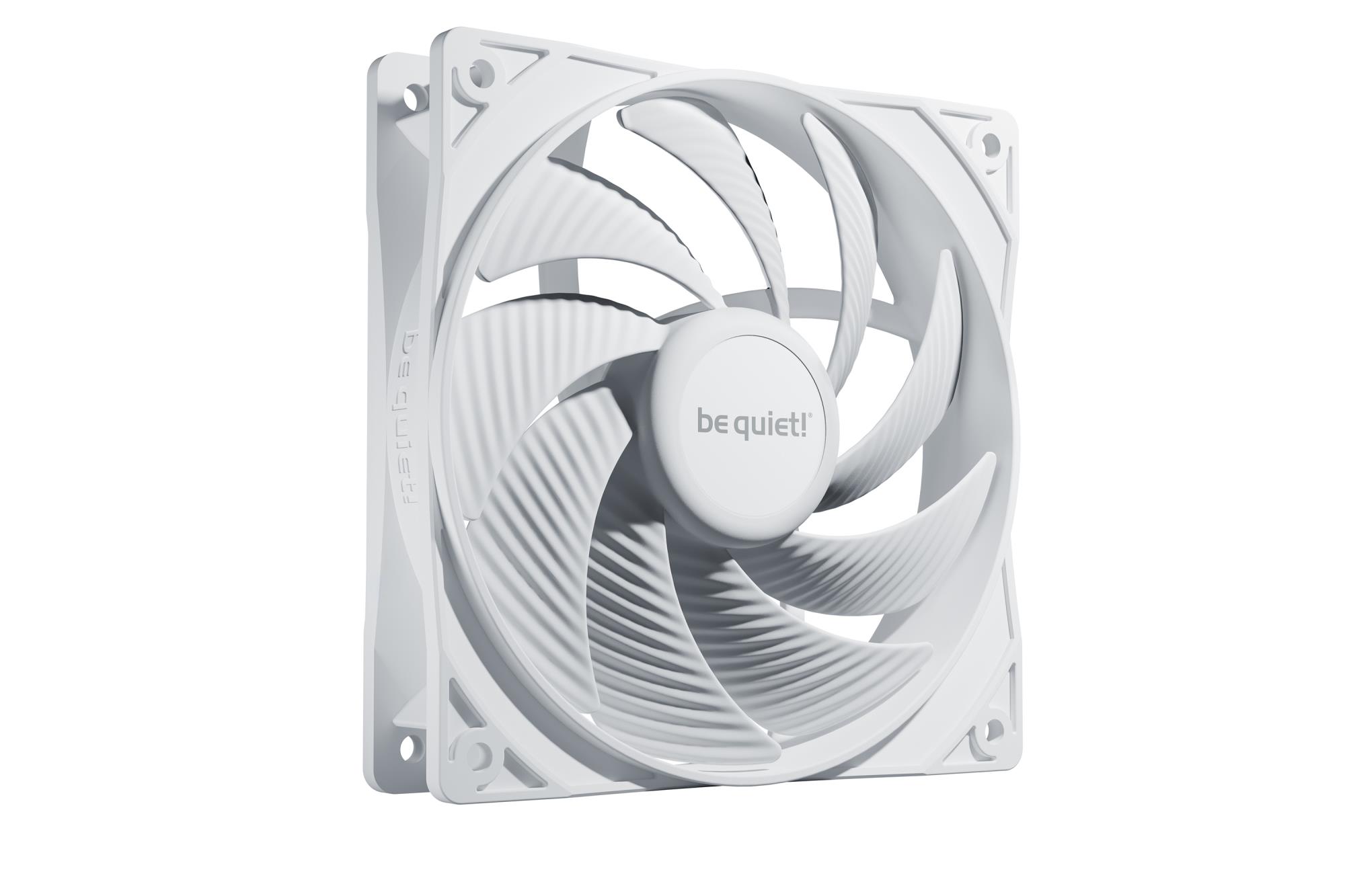 Be Quiet korpusa ventilators 120mm Pure Wings 3 balts PWM ātrgaitas BL111