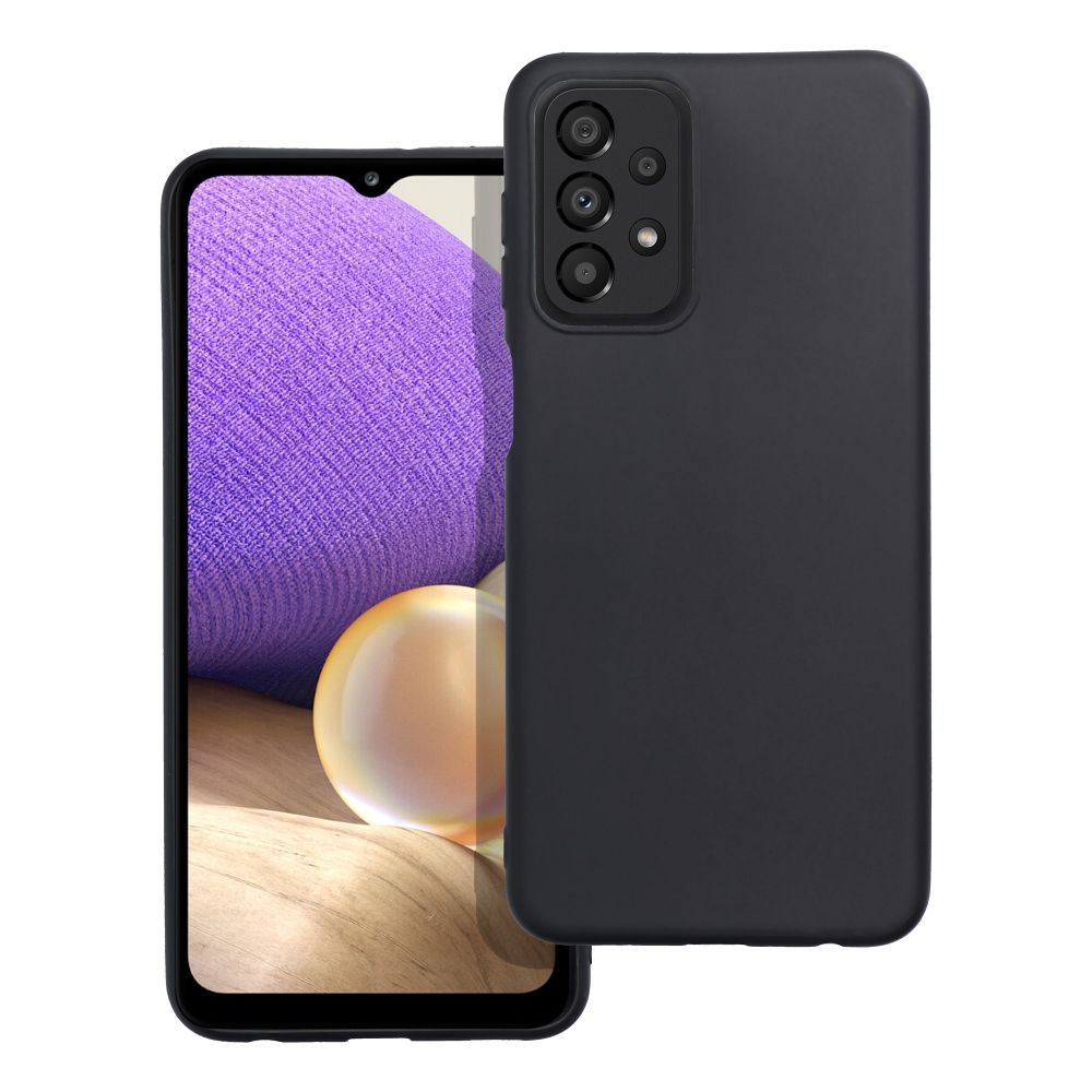 Чехол для Samsung A23 5G, матовый чёрный