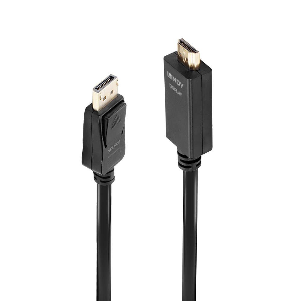 KABELIS NO DISPLEJA PORTA UZ HDMI 1M/36921 LINDY